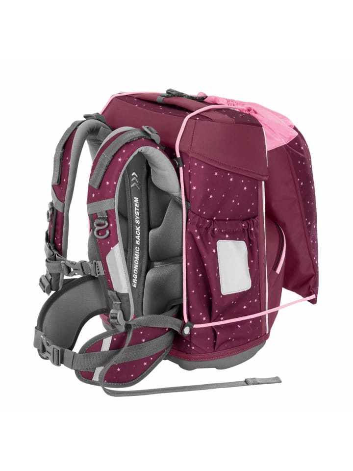 Step by Step Grundschulranzen-Set BASIS Berry Star 4-teilig in Lila günstig kaufen onesize