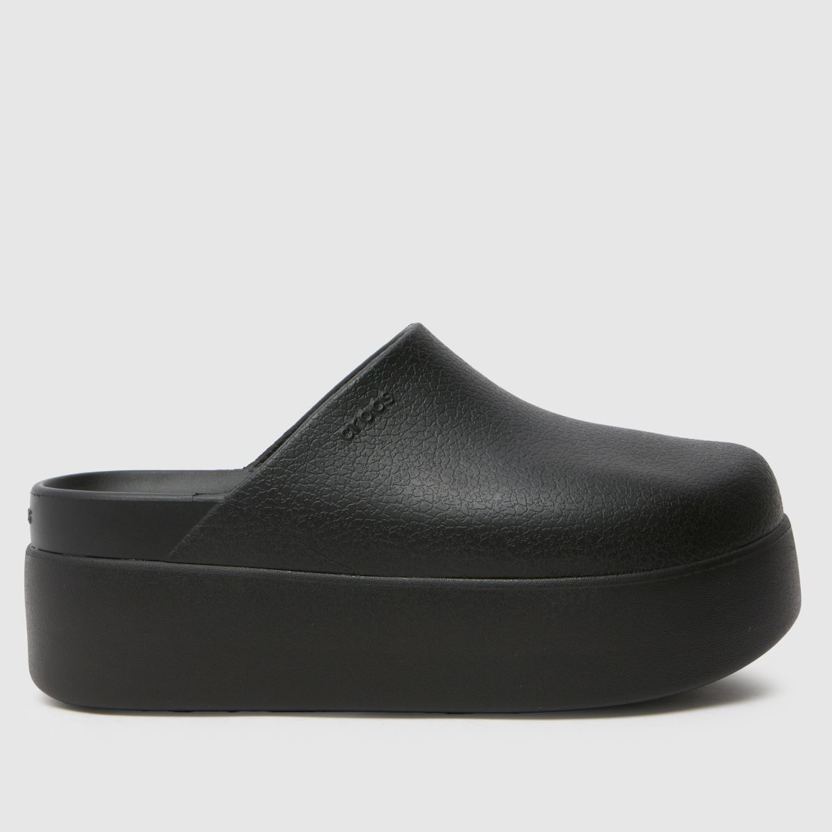 Crocs Dylan platform klumpa szandál fekete színben