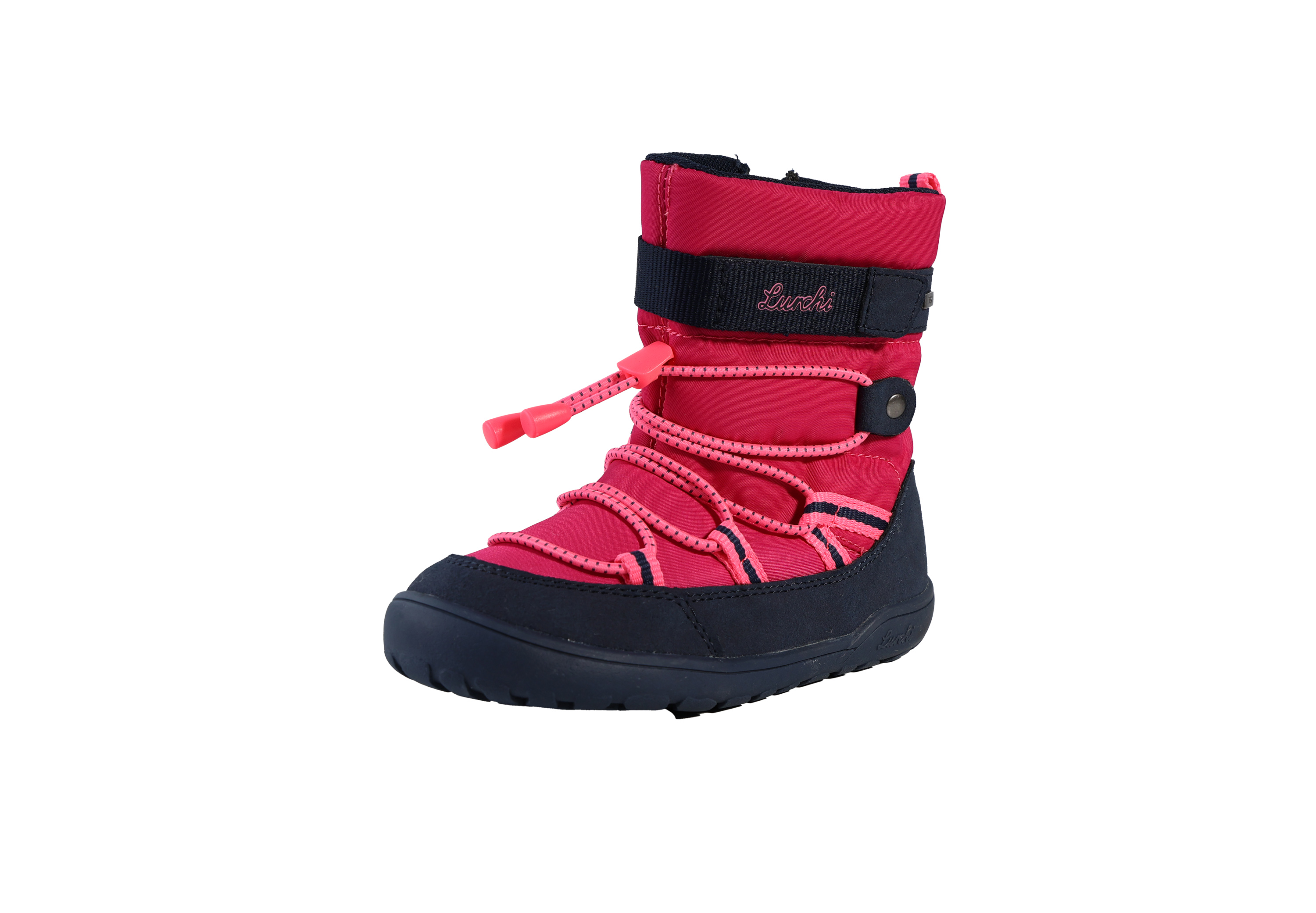 Lurchi Stiefelette Jace-TEX Barefoot - navy-pink