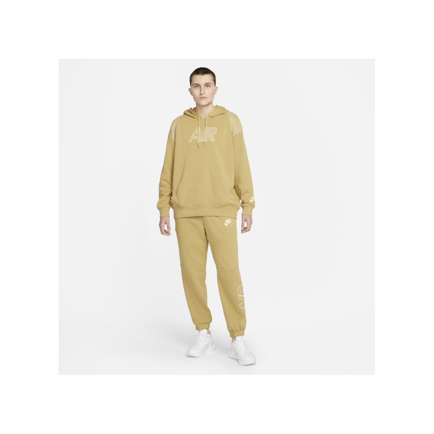 Nike Air Fleece Hoody Damen Gelb F769