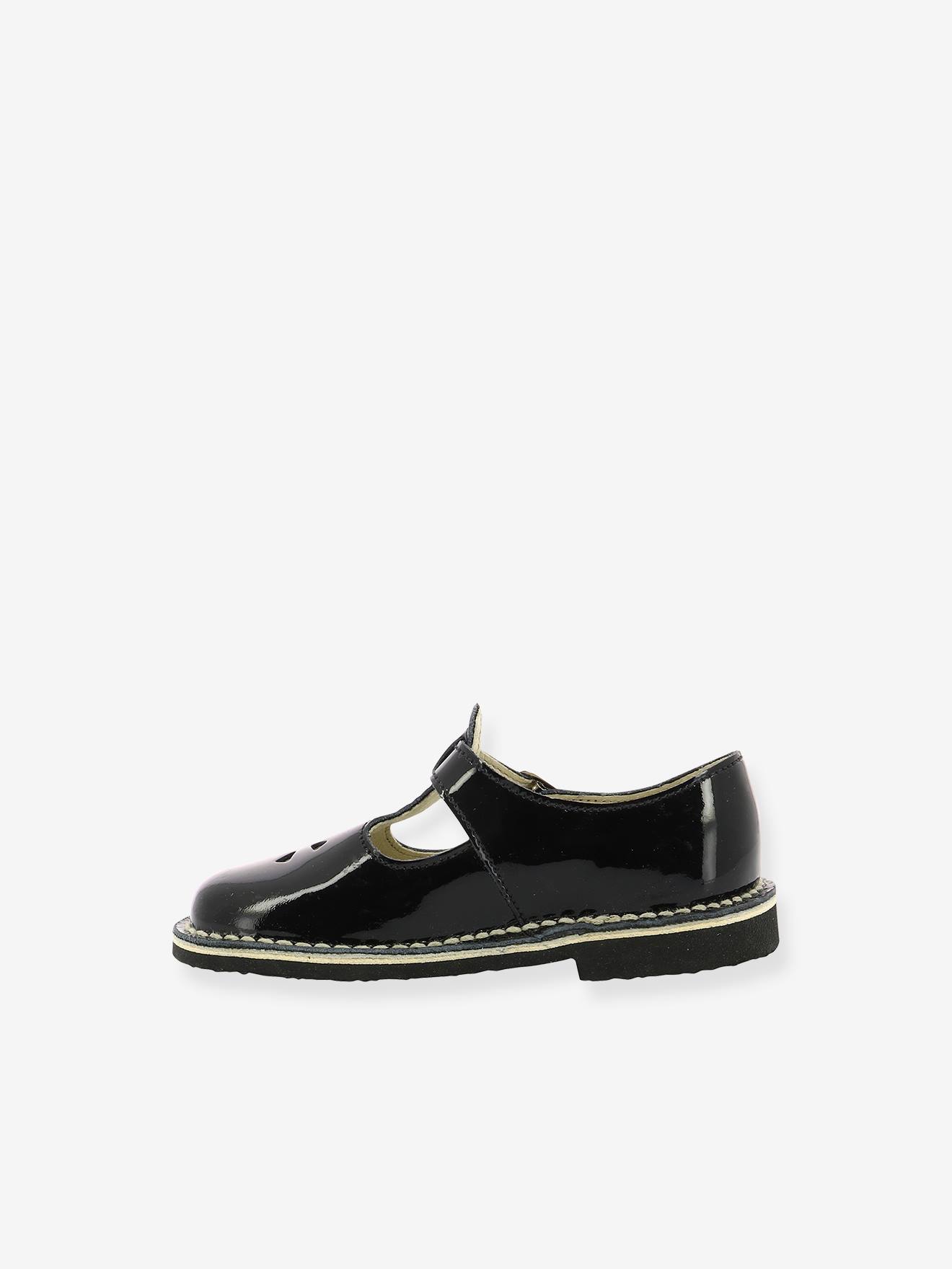 Sandales cuir Dingo ASTER® vernis noir