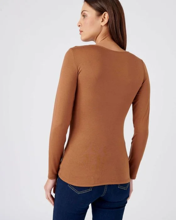 T-shirt manches longues dentelle, invisible Thermolactyl