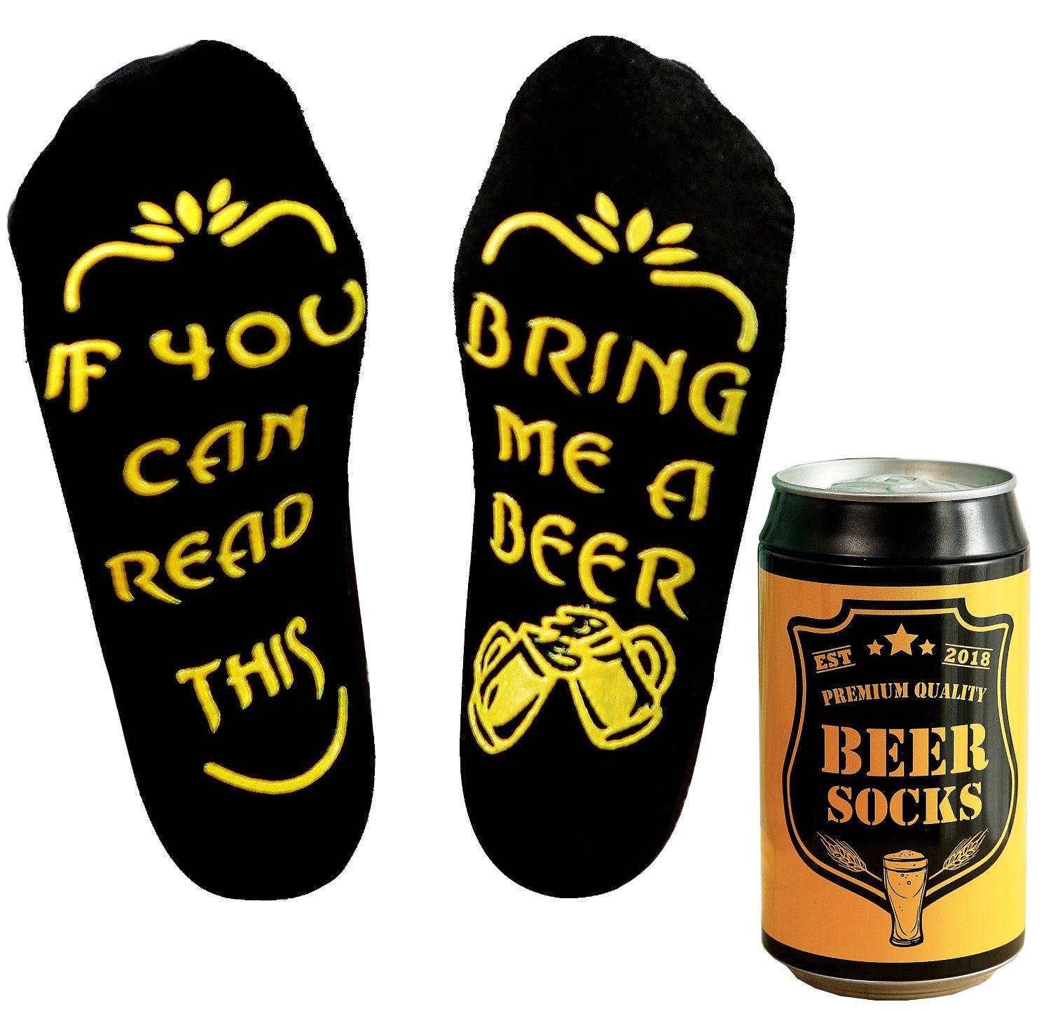 Lucadeau Socken mit Spruch 