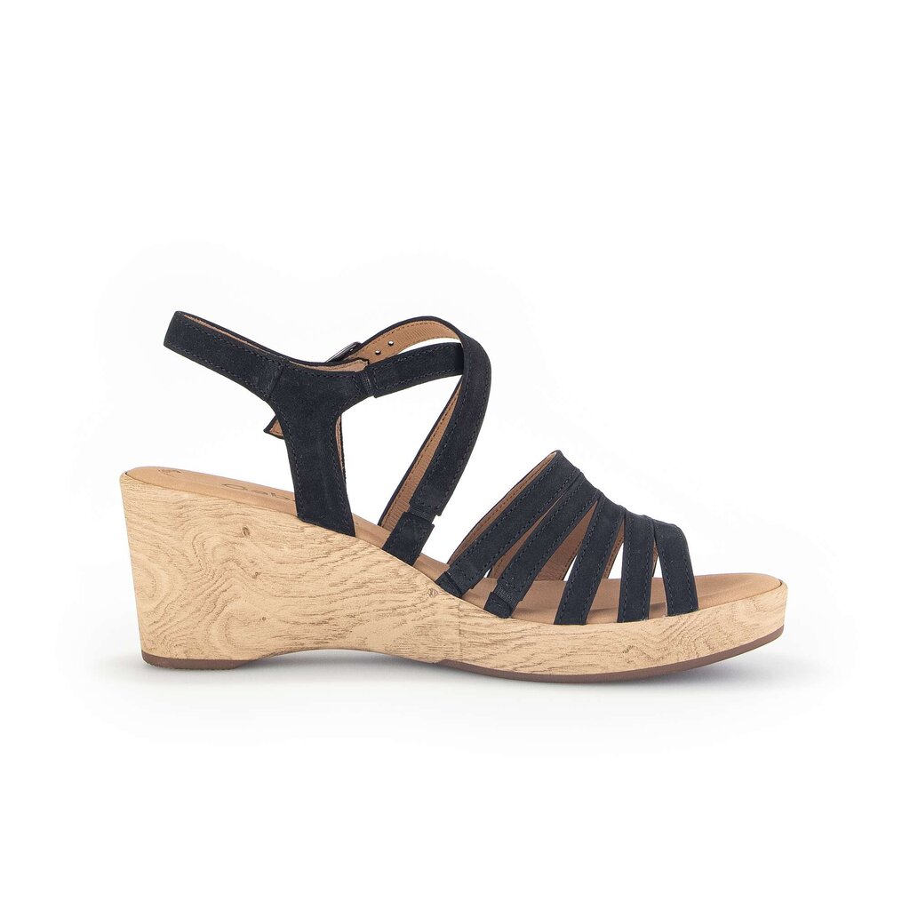 Gabor fashion Keilsandalette schwarz