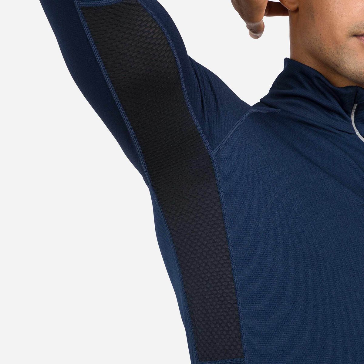 Poursuite Herren-Baselayer-Oberteil mit halbem Reißverschluss