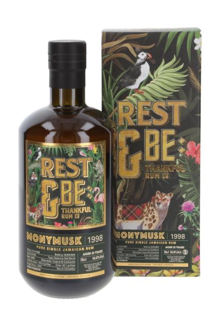 Monymusk Rest & Be Thankful Pure Single Jamaican Rum 0,7 l·54,8 % vol