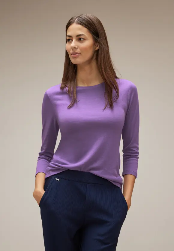 Street One Basic Shirt mit 3/4 Arm