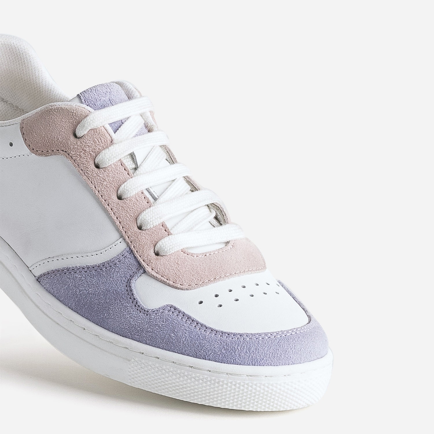 Tennis BUGGY blanche et pastel