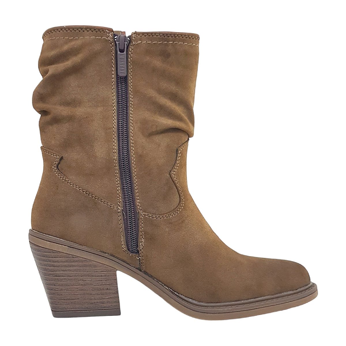 Mustang D2 Kurzschaftstiefel KF 1479-501-360 Braun 360 Mittelbraun