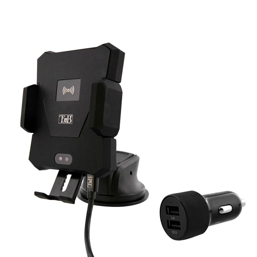 Automatischer Premium-Smartphonehalter mit Wireless Charger von t'nb - ATU
