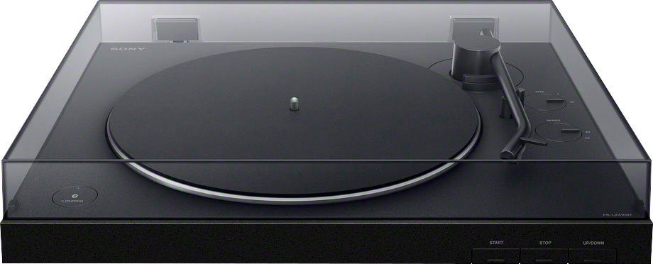 Sony PS-LX310BT Plattenspieler (Riemenantrieb, Bluetooth, Phono Vorverstärker, Auto-Play Funktion, Aluminium Plattenteller)