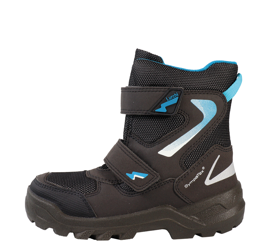 Lurchi Stiefelette Kazu-SYMPATEX - black-turquoise