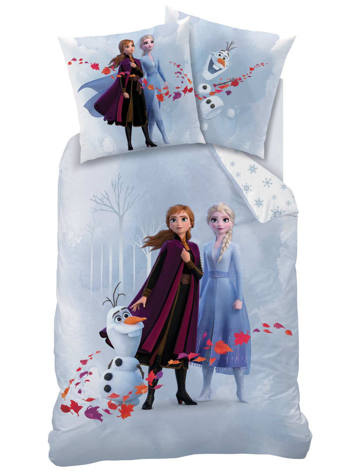 Disney Frozen Mädchen Bettwäsche-Set 