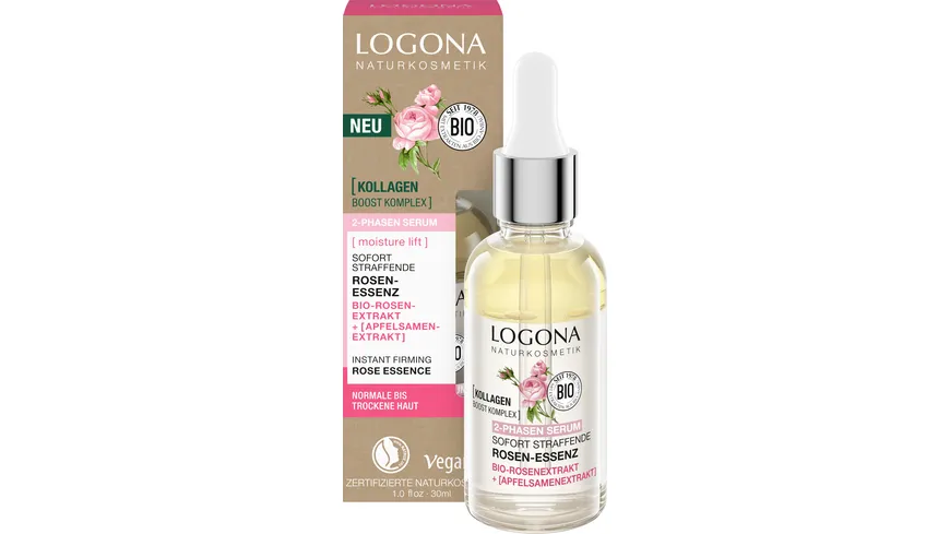 LOGONA Moisture Lift 2-Phasen Serum 30 ml