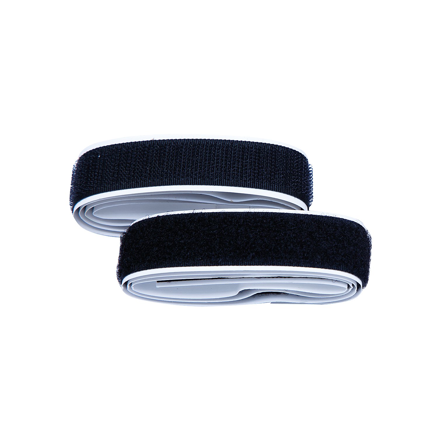 buttinette Klettverschlussband, selbstklebend, schwarz, Breite: 2 cm, Inhalt: je 1 m