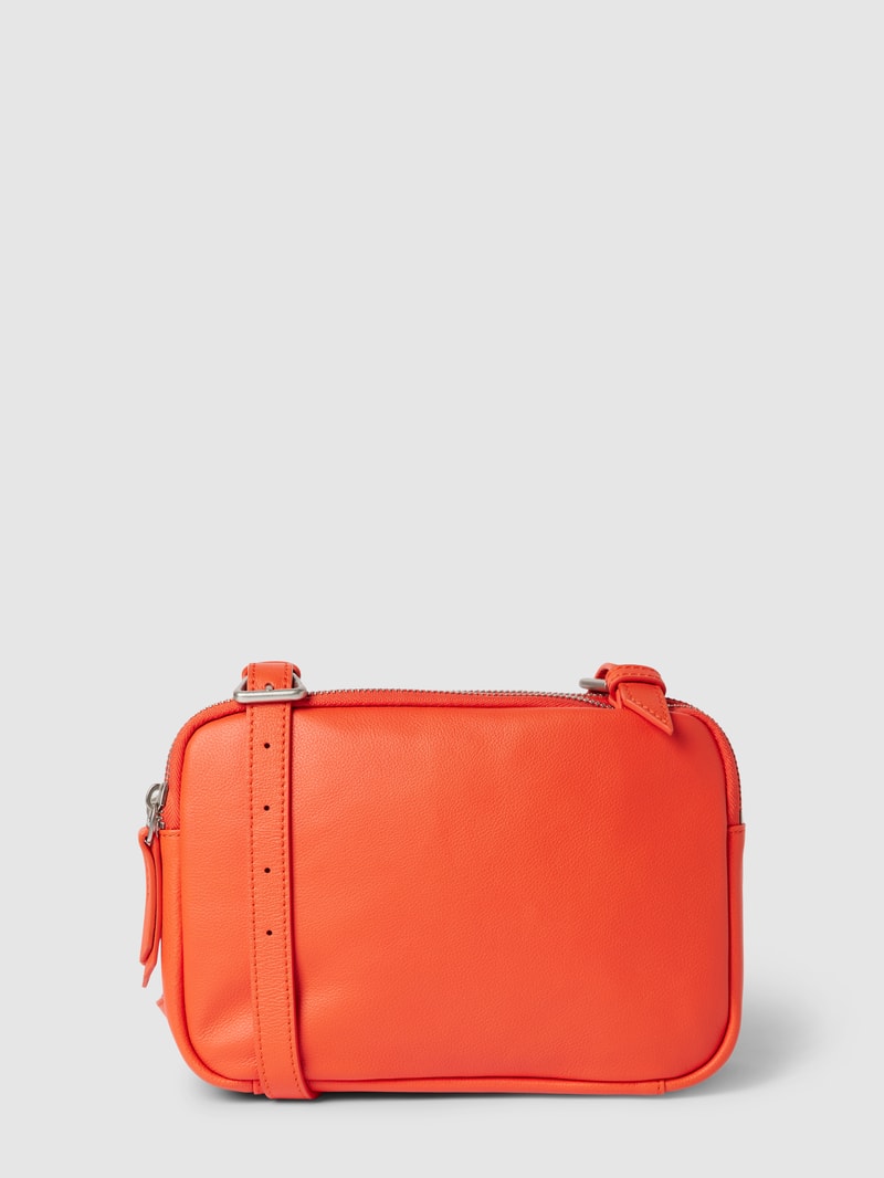Crossbody Bag mit Label-Detail in hellrot