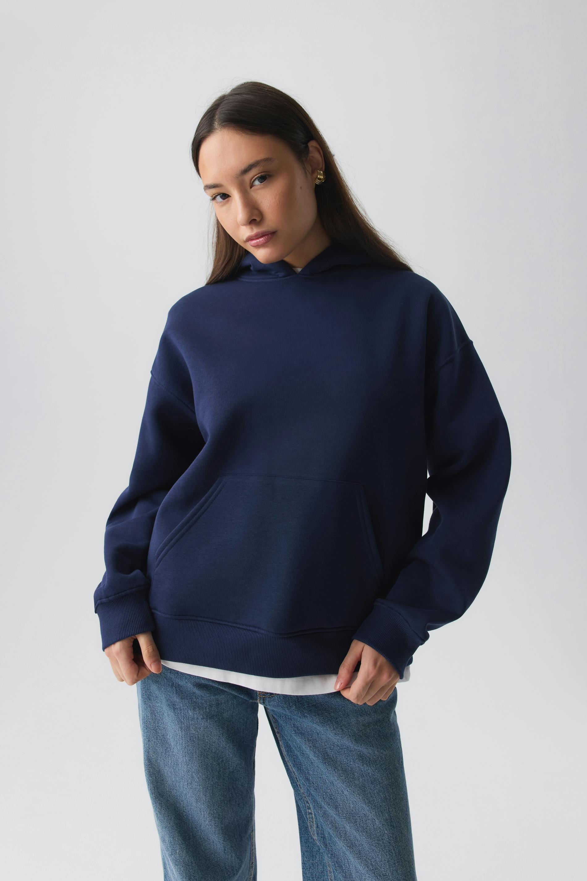 Oversized print hoodie
