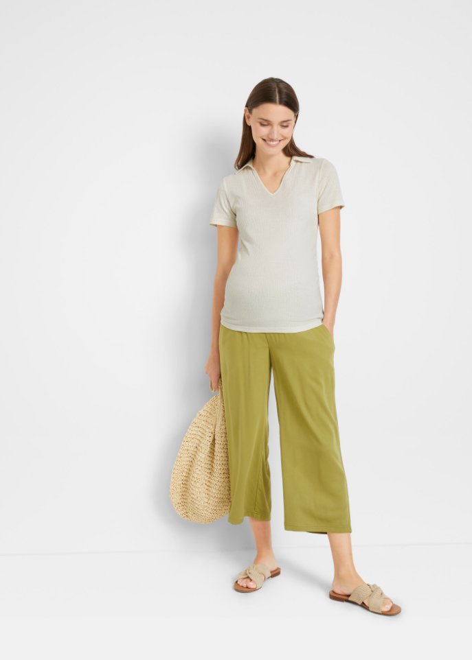 Bequemes Umstandspoloshirt