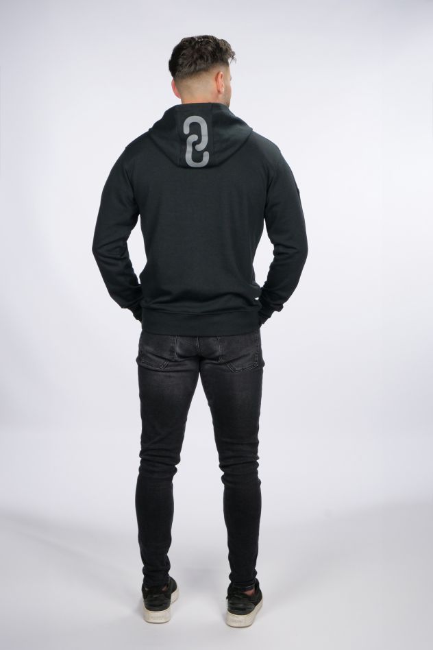 Toolnation MJCY14001TON Sweatshirt mit Kapuze, Schwarz