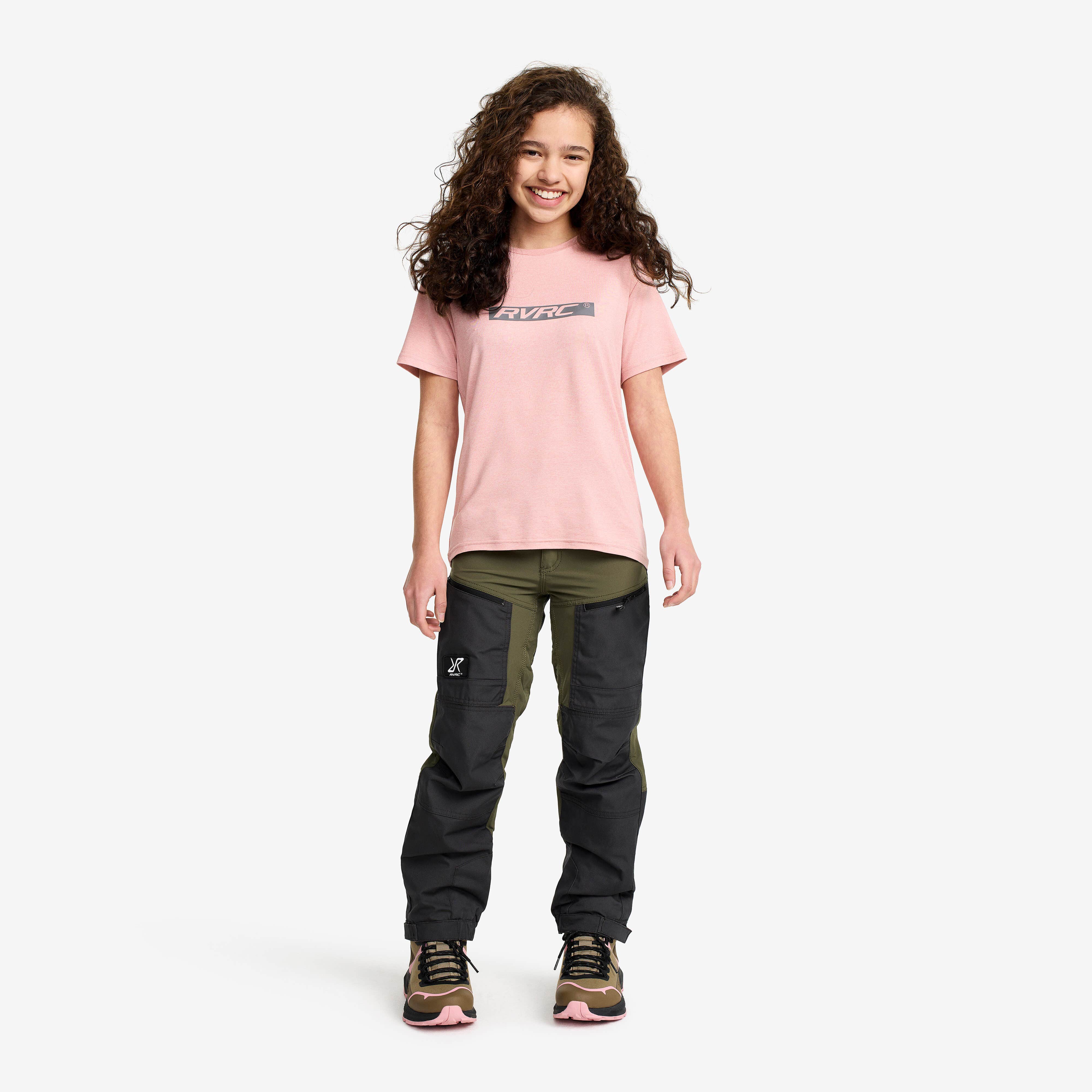 Backpacker Tee Teens Blush Melange