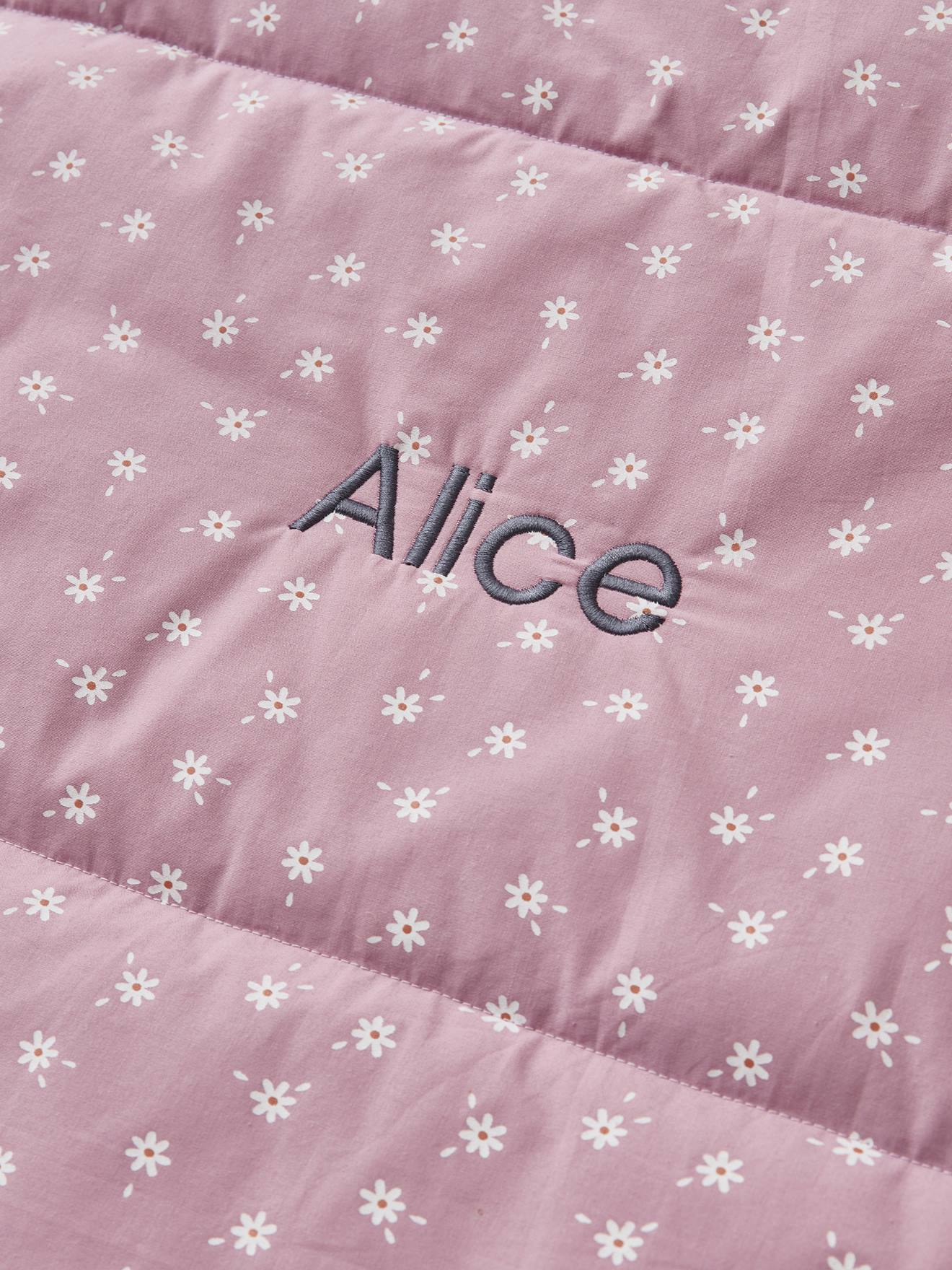 Sac de couchage personnalisable Marguerites violet