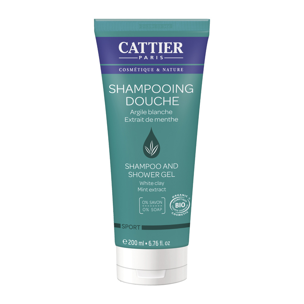 cattier Gel Douche Sport  - 200ml Gels Douche