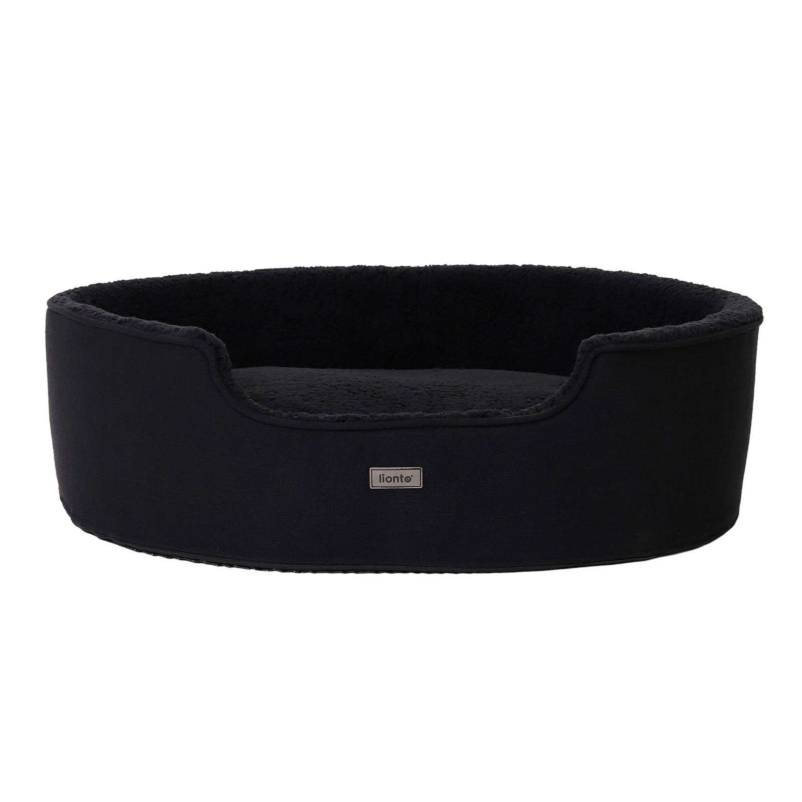 Lionto Hundebetten Lionto Hundebett mit Wendekissen schwarz L