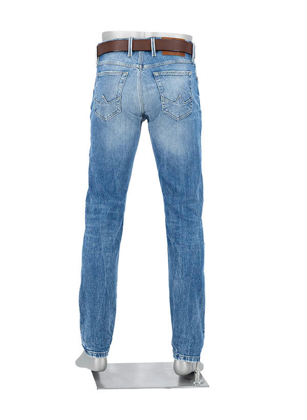 Alberto, Jeans Slipe, Tapered Fit, Bio Baumwoll-Stretch, blau