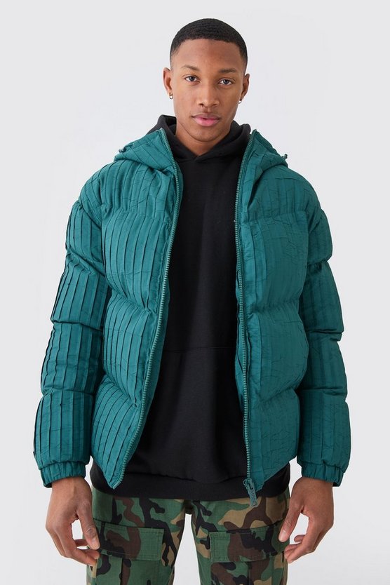 Steppjacke mit Kapuze