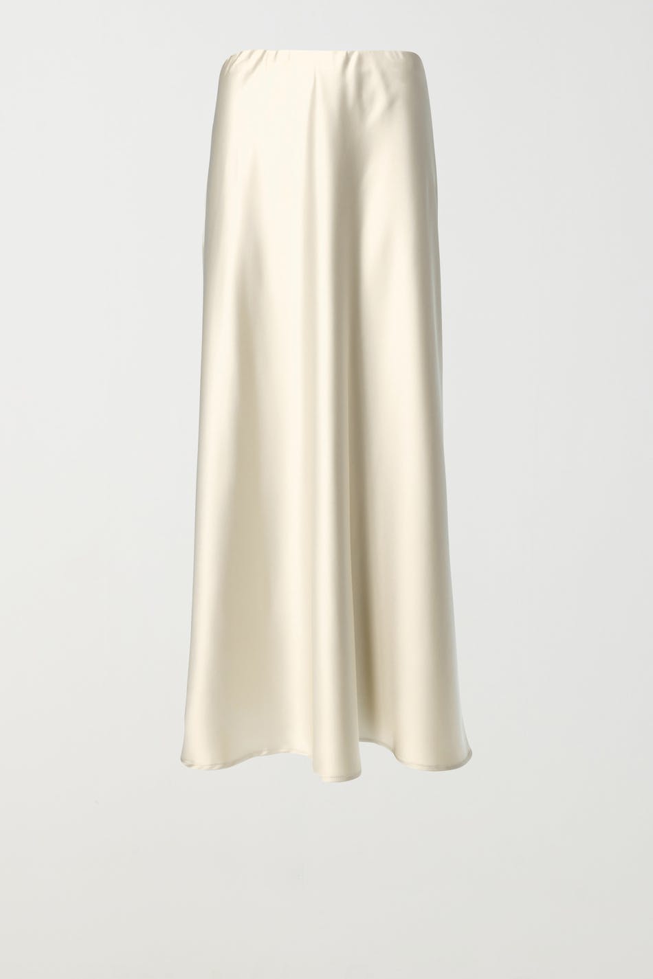 Satin maxi skirt
