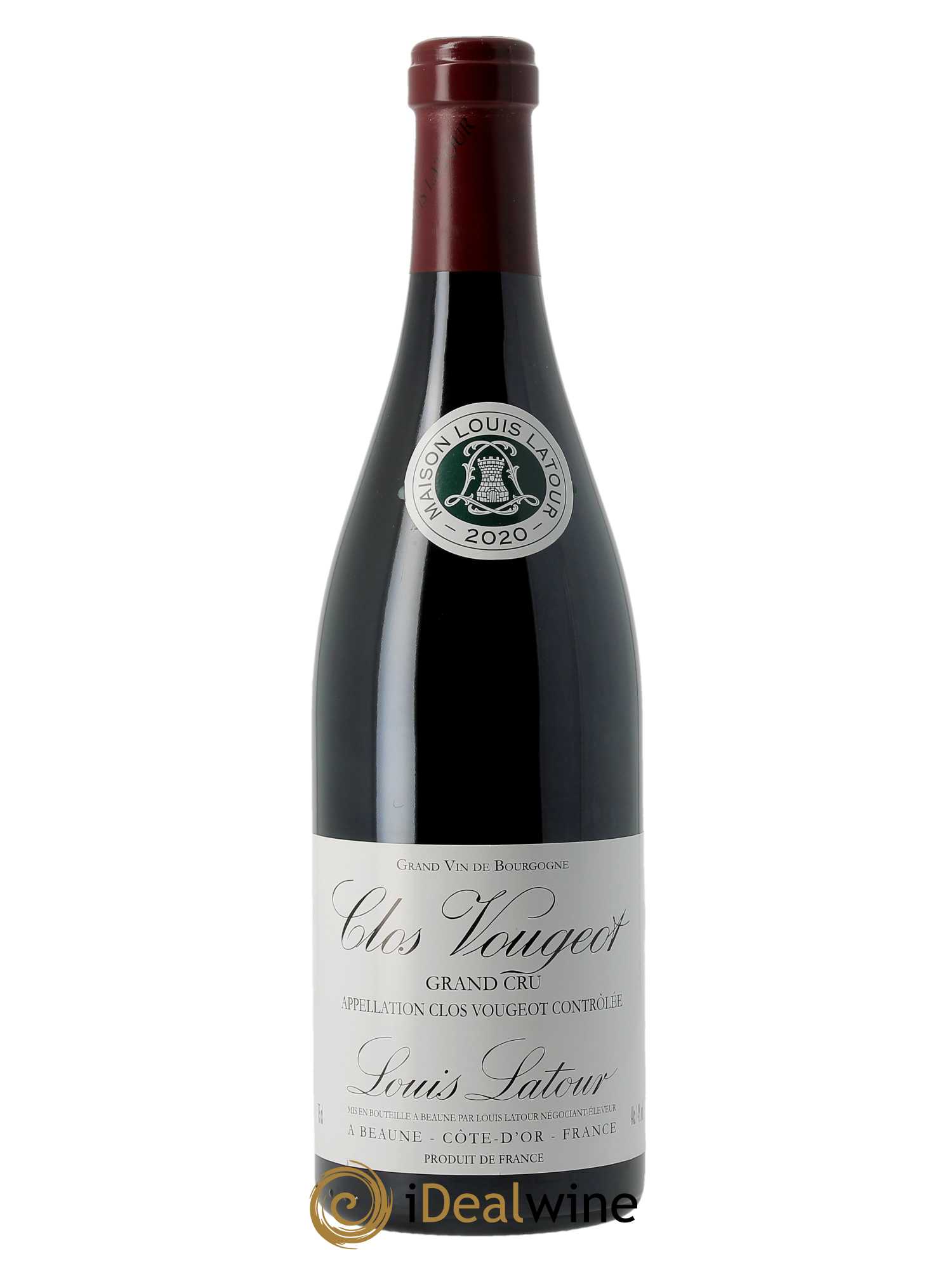 Clos de Vougeot Grand Cru Louis Latour  2020 - Lot de 1 Bouteille