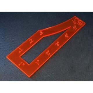 Asu 40K Template Orange (für Warhammer geeignet)