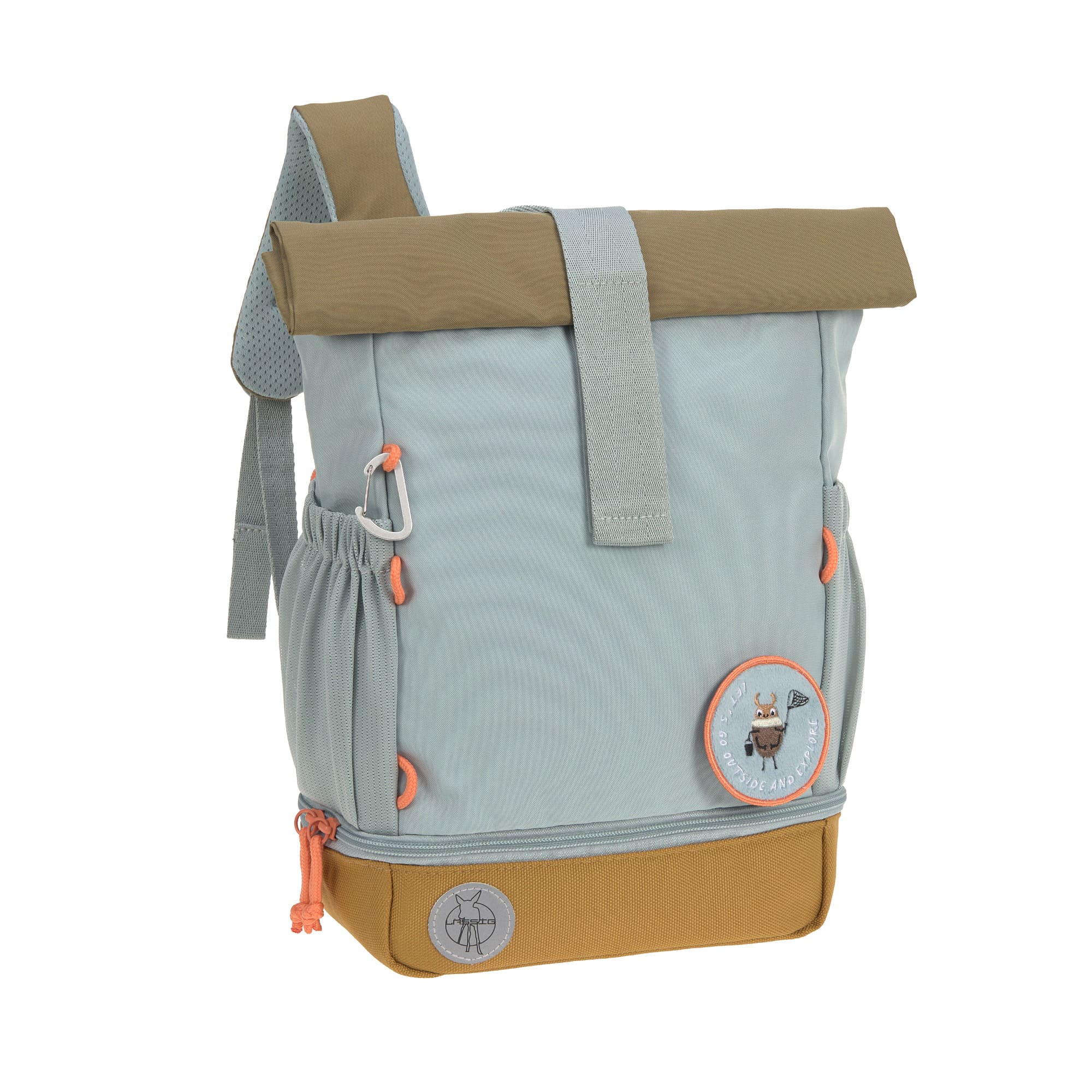 Kindergartenrucksack Rolltop - Nature, Hellblau
