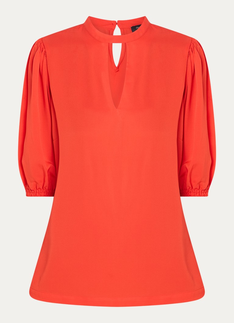 Claudia Sträter Tunic with keyhole and balloon sleeve