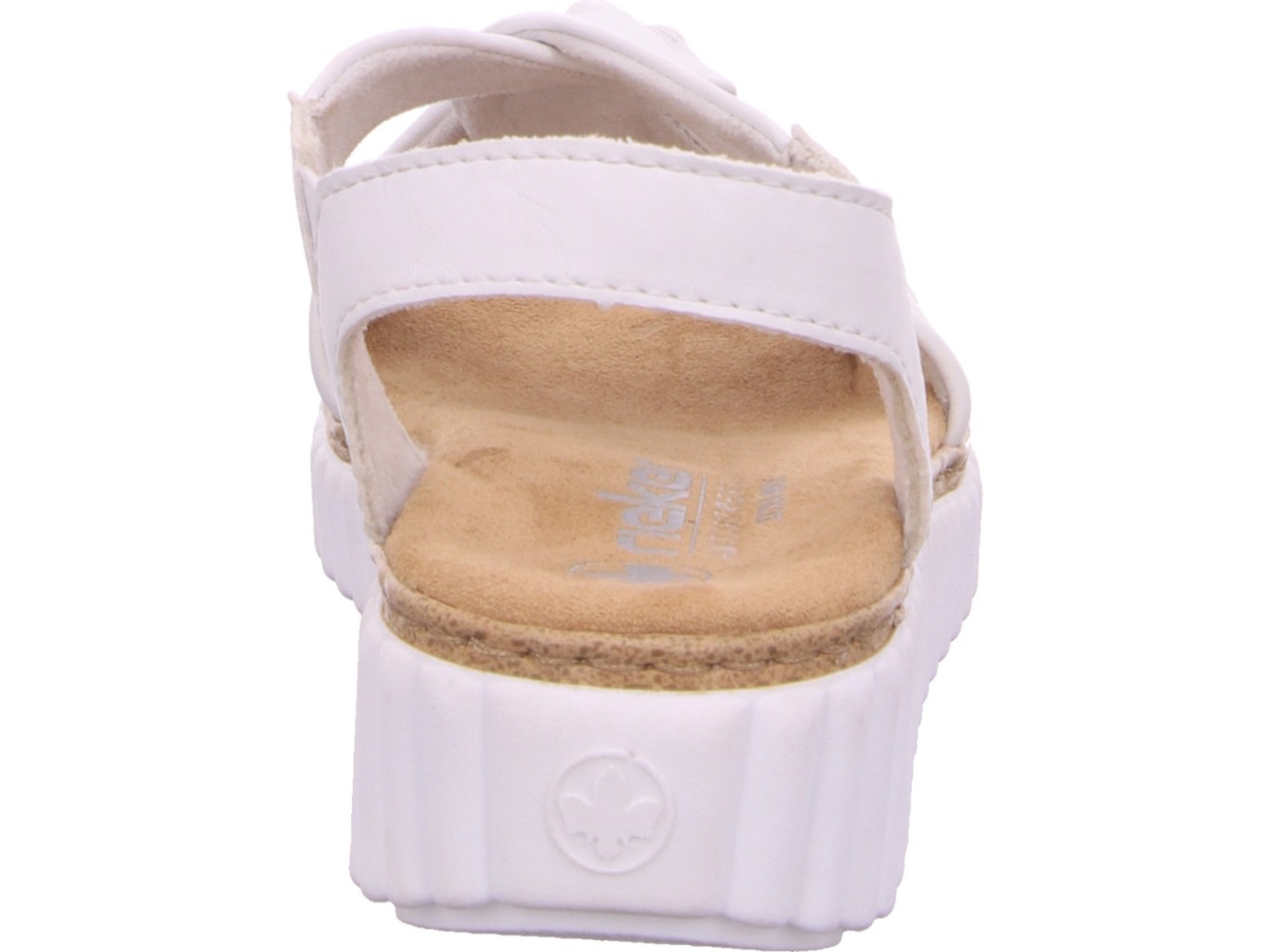 RIEKER Klassische Sandalen weiss