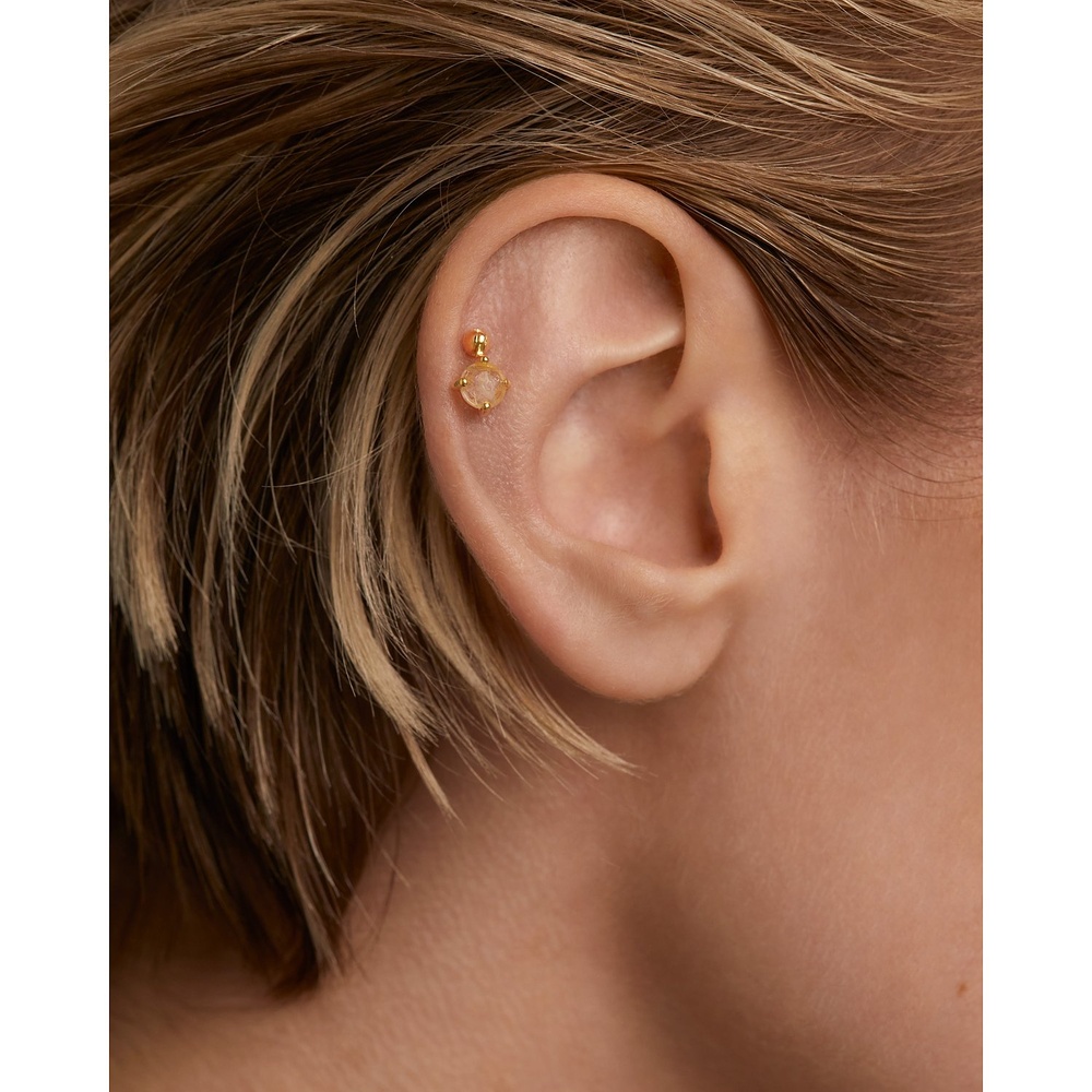 P D Paola Boucle d'oreille unique 925 Argent Boucles d'oreilles
