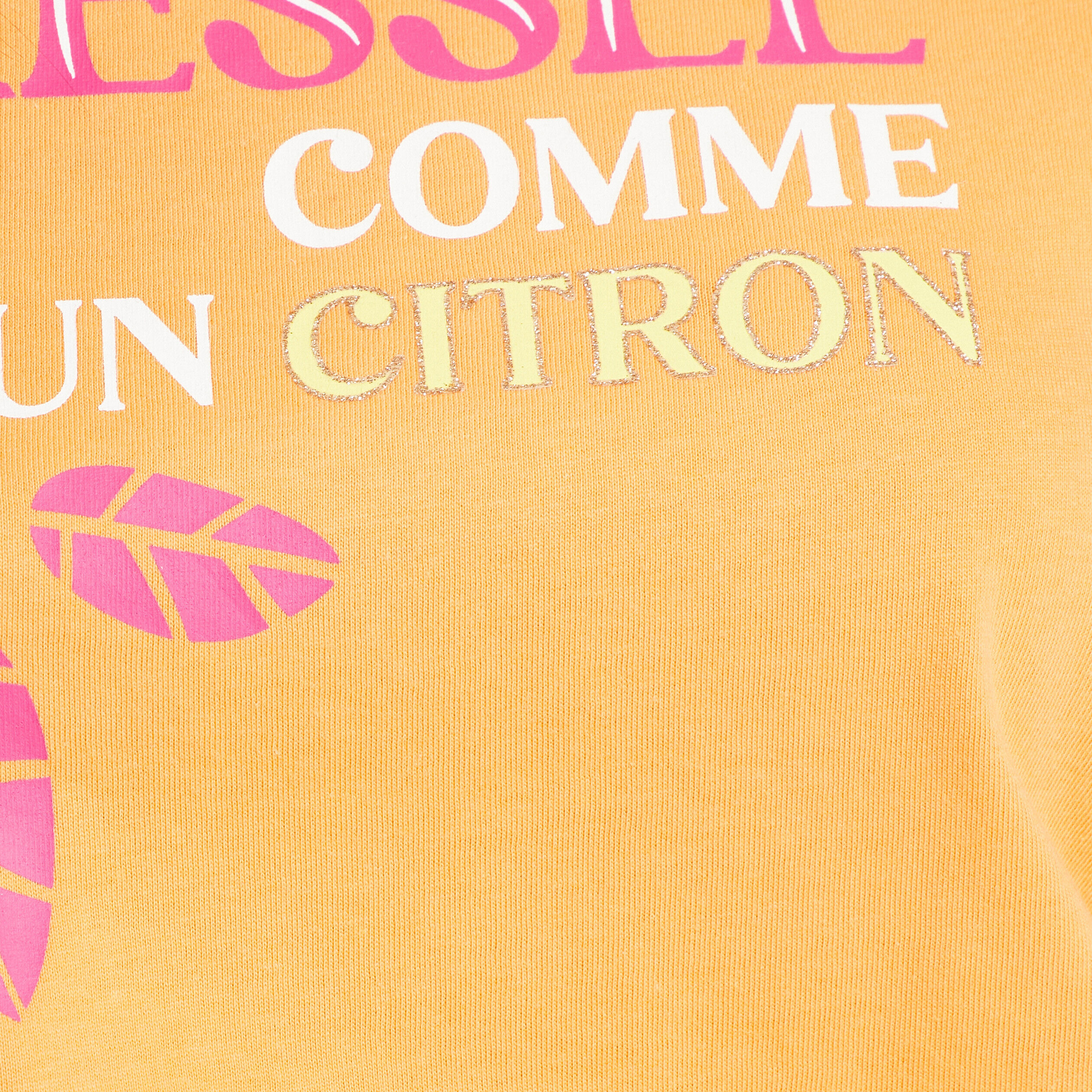 T-shirt manches courtes rose saumon femme | Cache Cache