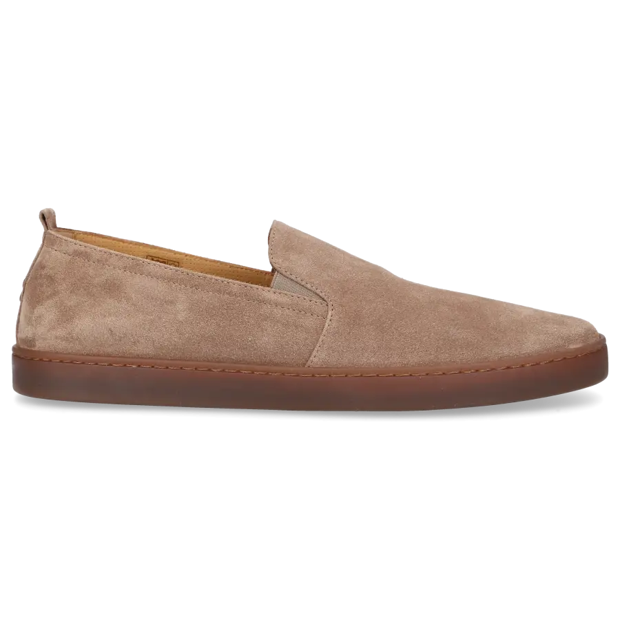 Henderson - Slipper RODI Veloursleder - beige