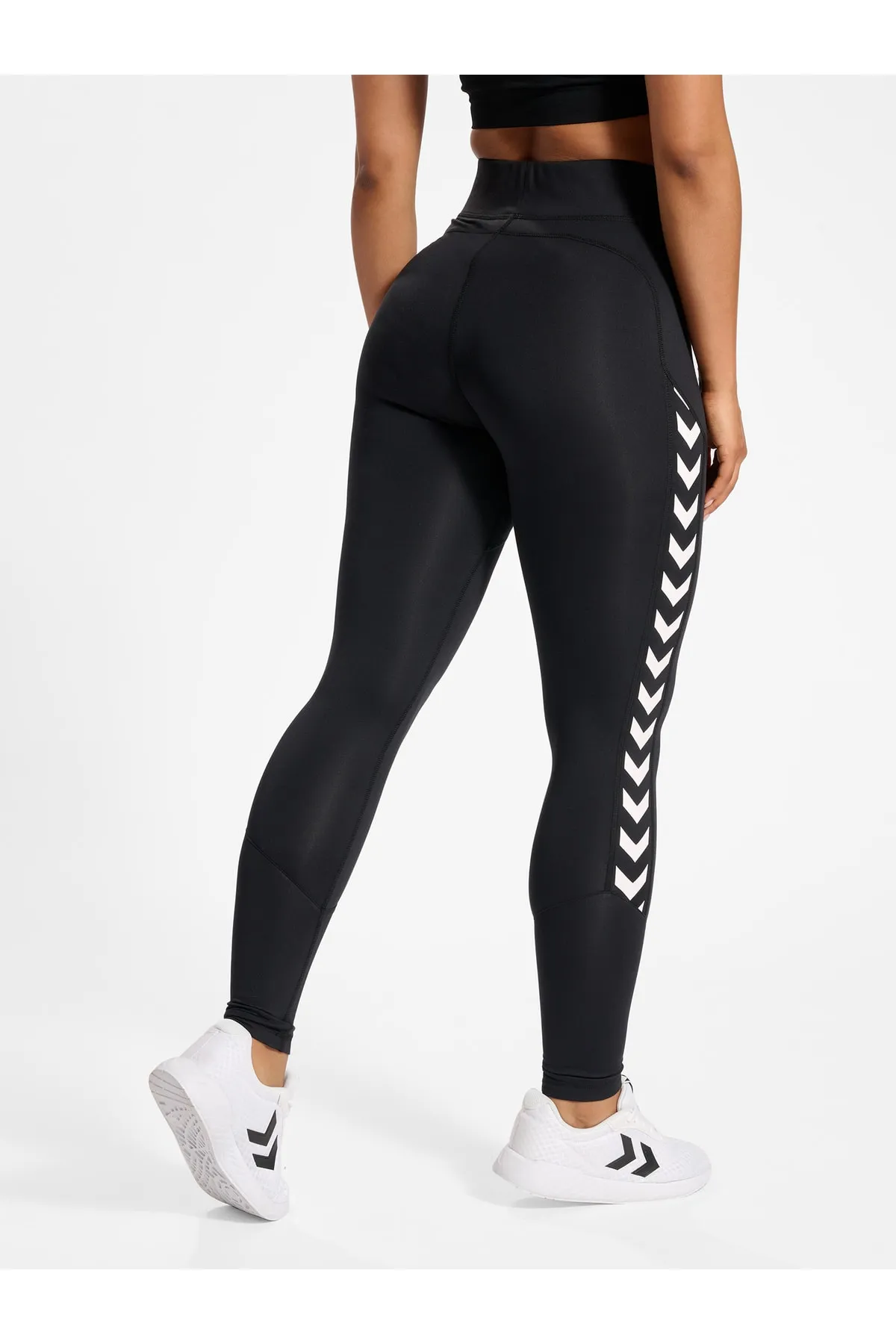 hummel  Sport-Leggings - Schwarz - Mittlerer Bund