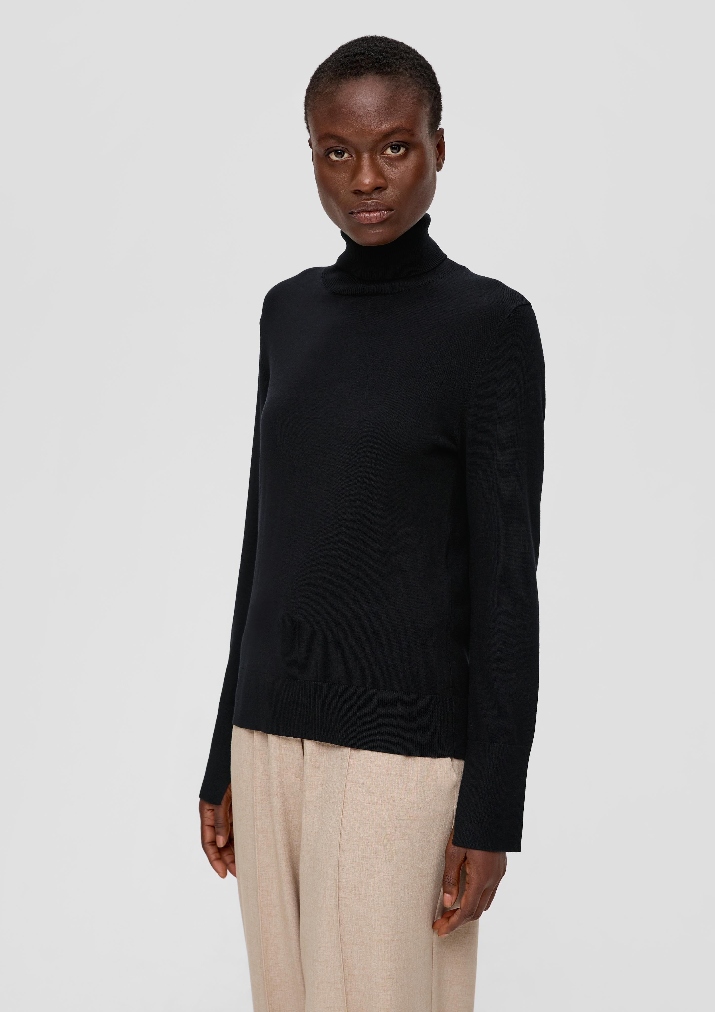 Rollkragenpullover aus Viskosemix  2136081-9999