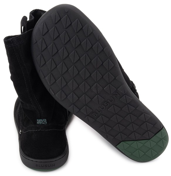 blusun ~ Lederstiefel Winter + Tex ~ Schwarz