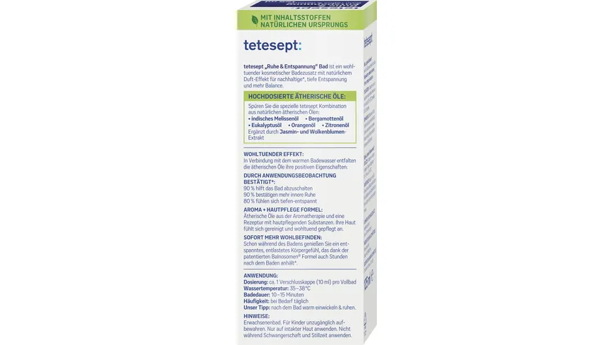 tetesept Badekonzentrat Ruhe & Entspannung 125 ml