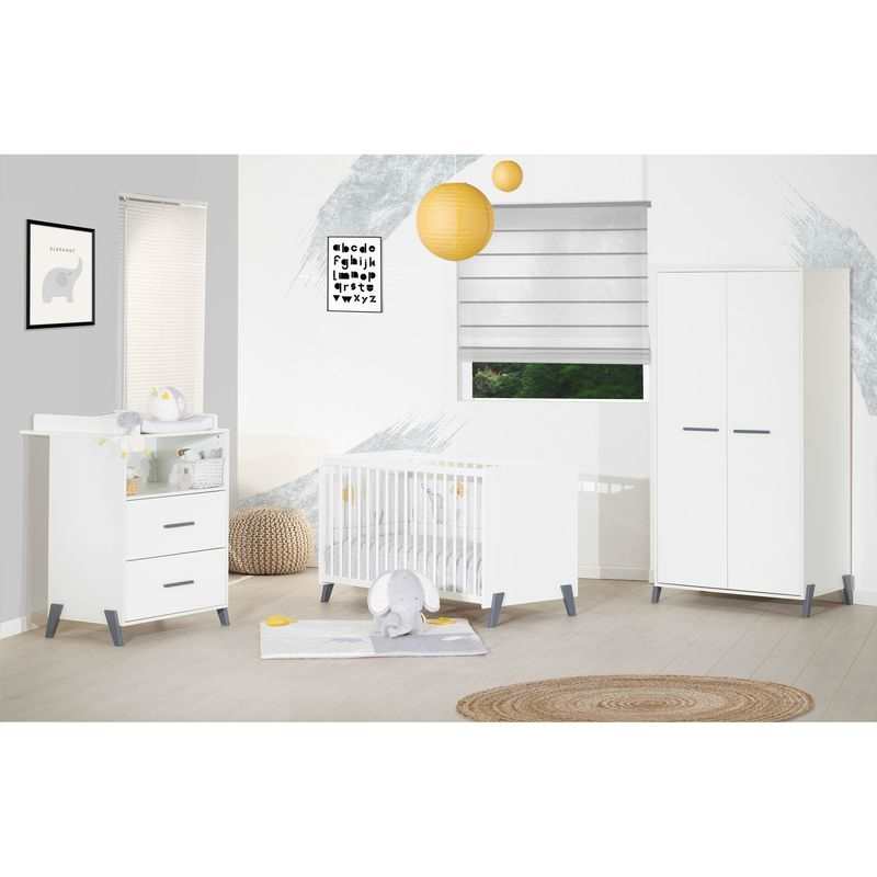 Commode à langer 2 en 1 Joy gris