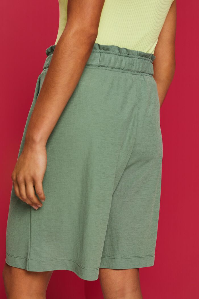 Pull-on Bermudashorts mit Bindegürtel