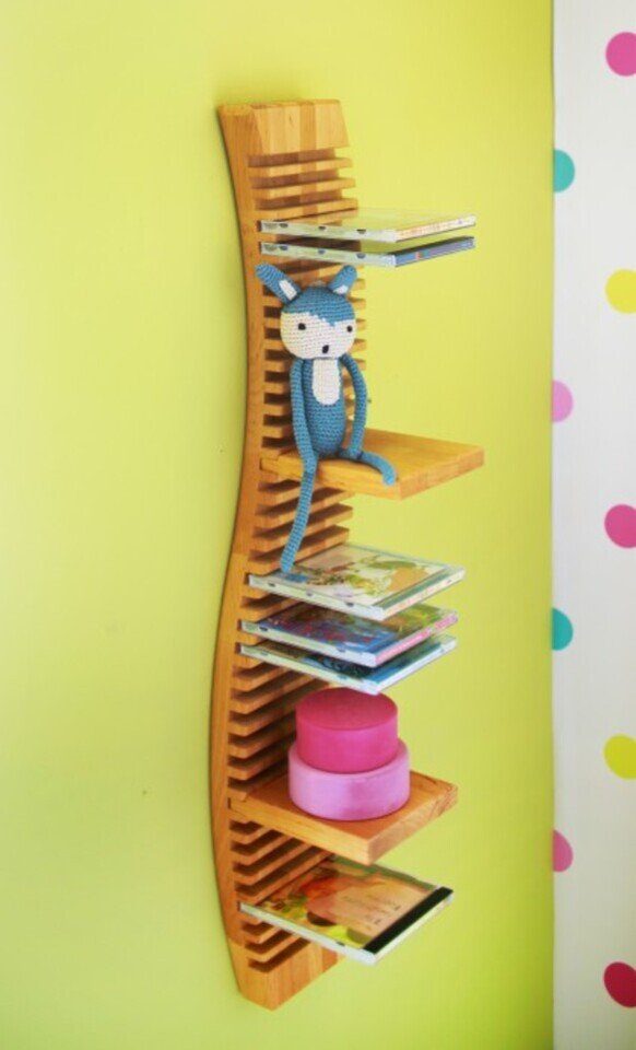 BioKinder - Das gesunde Kinderzimmer CD-Regal, Hängeregal 80 x 13 cm