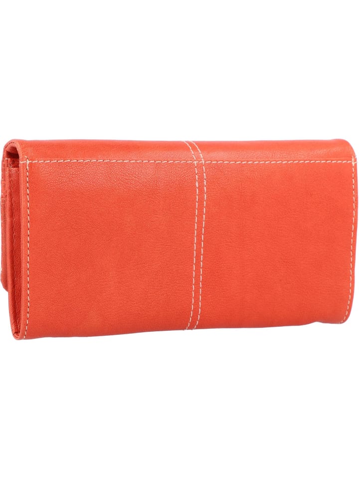 Greenburry Tumble Nappa Geldbörse Leder 19 cm in tomato günstig kaufen onesize