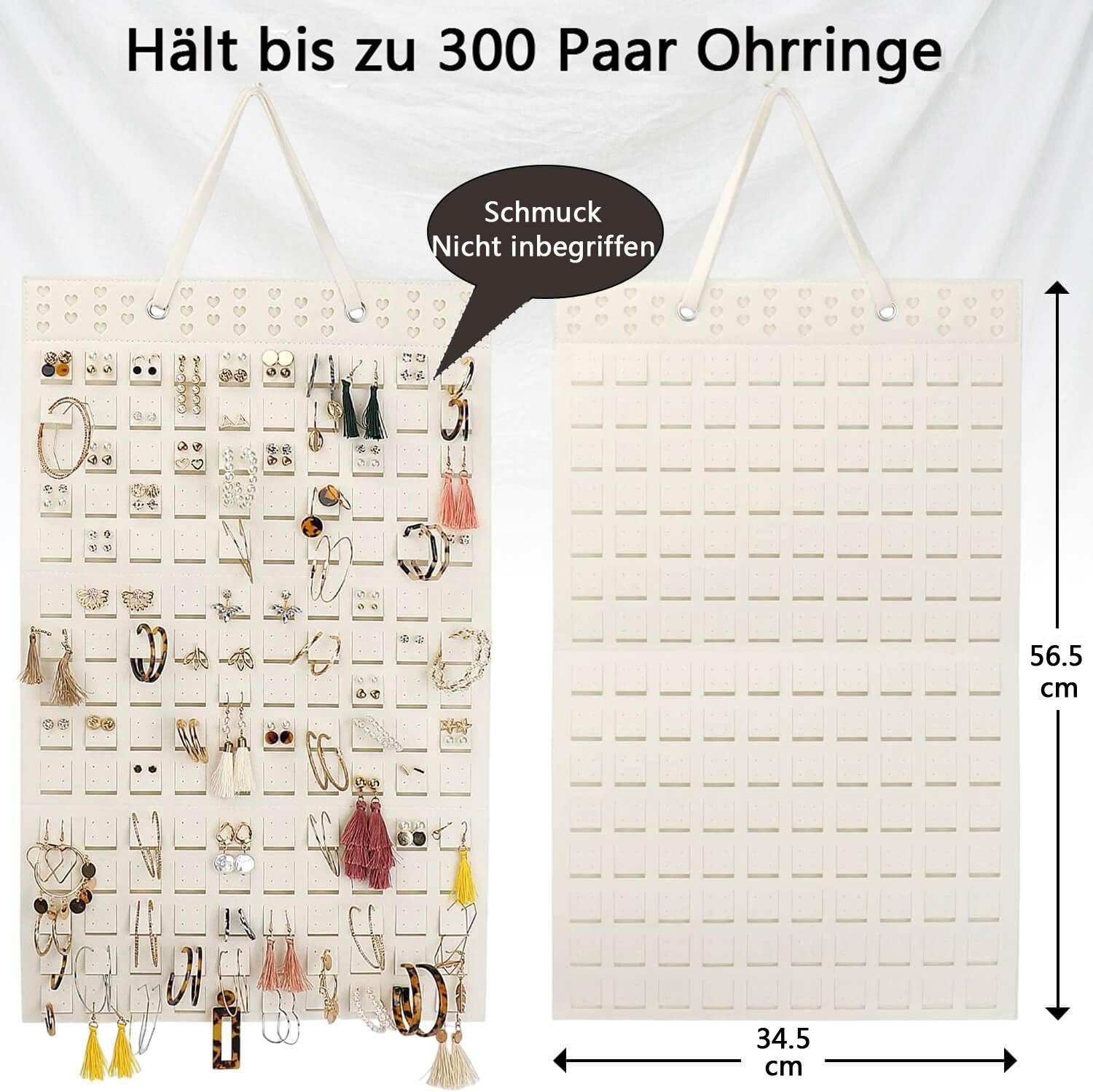Coonoor Schmuckständer Schmuckhalter Wand (1 St), für Ohrringe