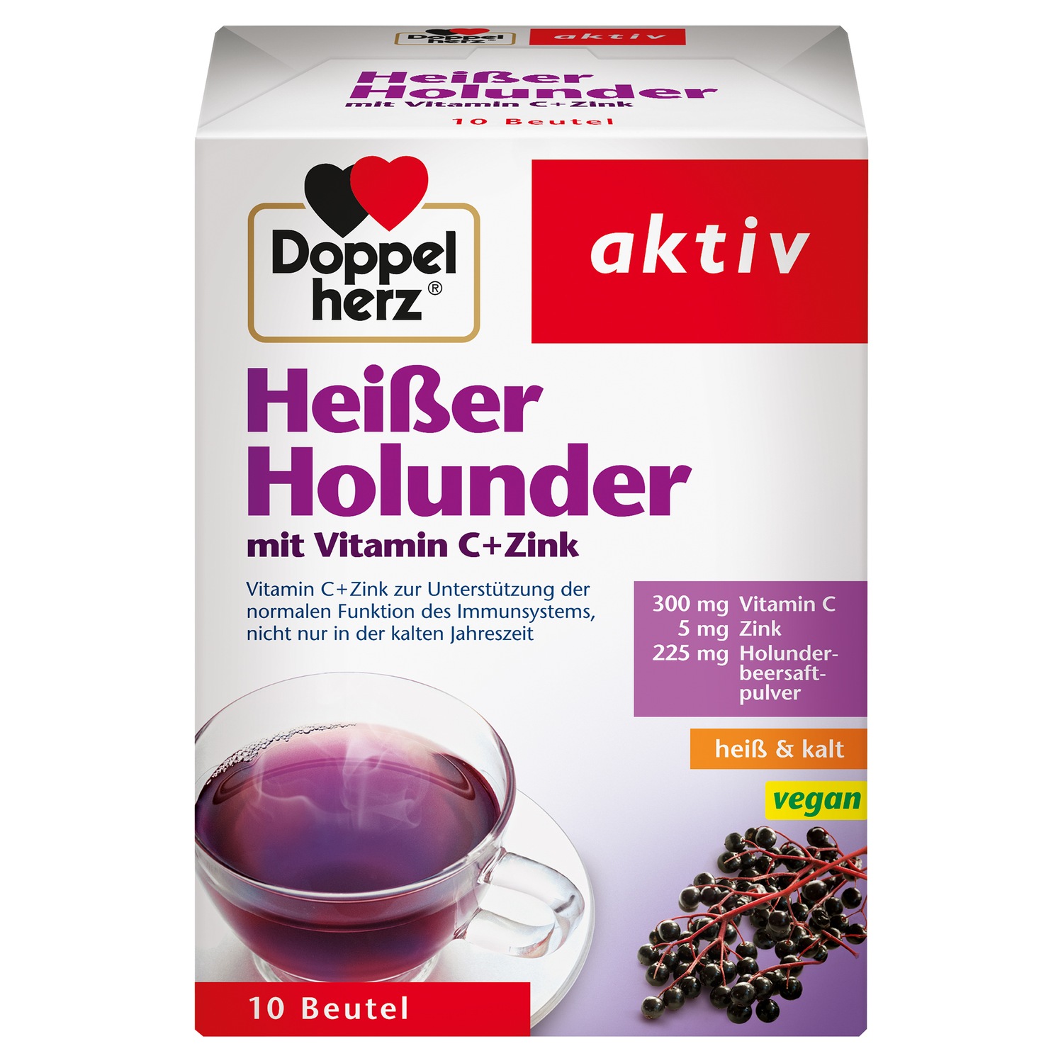 heißer Holunder m.Vit.C+Zink Granulat
