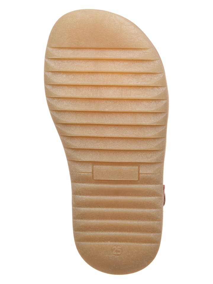 POM POM Leder-Halbsandalen in Rot günstig kaufen