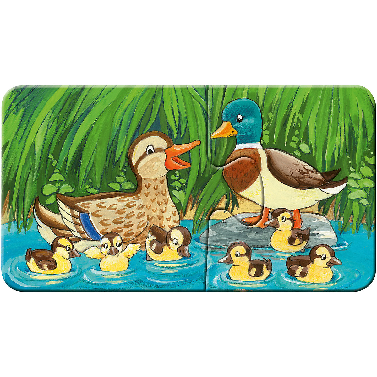 my first puzzles  - Tierfamilien auf dem Bauernhof, 9 x 2 Teile